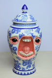 01 - Delft Face Jar