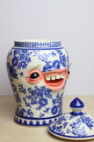 01 - Delft Face Jar