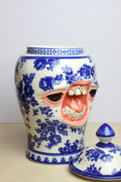 02 - Delft Face Jar - SECOND