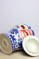 02 - Delft Face Jar - SECOND