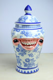 01 - Delft Face Jar
