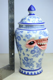 01 - Delft Face Jar