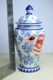02 - Delft Face Jar