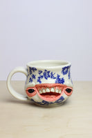 18 - Floral Face Mug