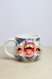 19 - Floral Face Mug