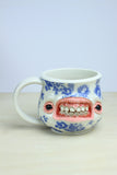 13 - Floral Face Mug