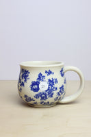 21 - Floral Face Mug - SECOND