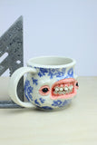 13 - Floral Face Mug