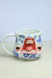 14 - Floral Face Mug