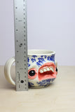 21 - Floral Face Mug - SECOND