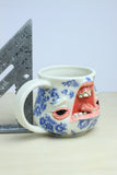 14 - Floral Face Mug