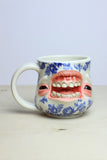 18 - Floral Face Mug