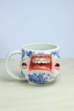 15 - Floral Face Mug