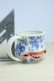 16 - Floral Face Mug