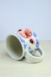 17 - Floral Face Mug