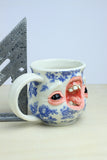 17 - Floral Face Mug