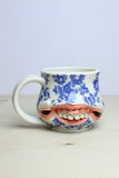 22 - Floral Face Mug