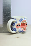 24 - Floral Face Mug